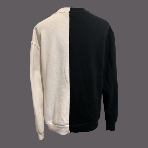 Forever 21 West Coast Vibes Split Graphic Print Sweatshirt Top Streetwear Size M - Picture 3 of 12